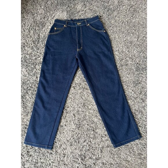 Vintage Lee Women’s Blue Jeans Size 14 Petite C3 - Picture 1 of 5